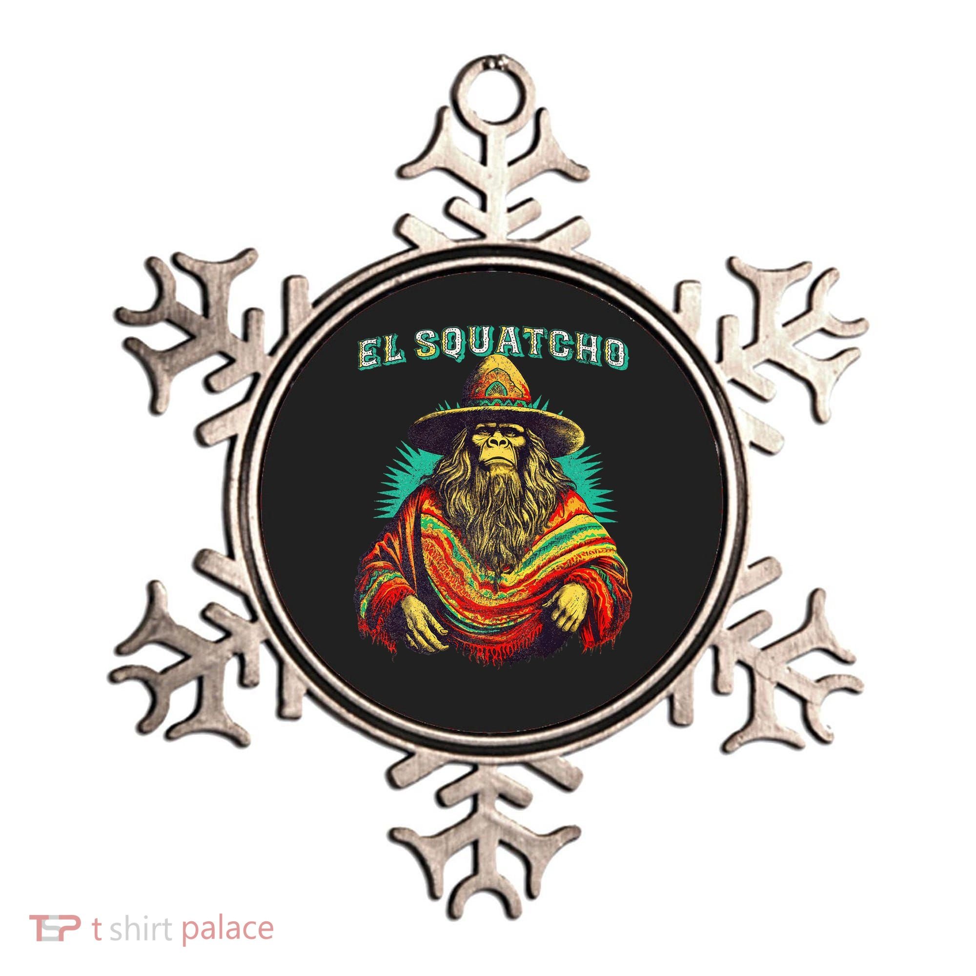 El Squatcho Poncho – Western Bigfoot Funny Sasquatch Ornament