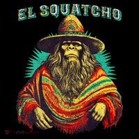 El Squatcho Poncho – Western Bigfoot Funny Sasquatch Baby Bodysuit thumb 2