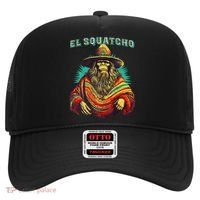 El Squatcho Poncho – Western Bigfoot Funny Sasquatch Hat thumb 0