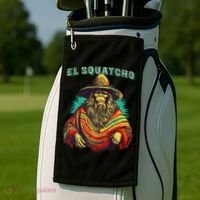El Squatcho Poncho – Western Bigfoot Funny Sasquatch Golf Towel thumb 2