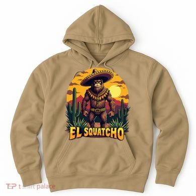 El Squatcho Poncho Funny Mexican Bigfoot Sasquatch Guardian Hoodie