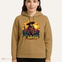 El Squatcho Poncho Funny Mexican Bigfoot Sasquatch Guardian Hoodie thumb 5