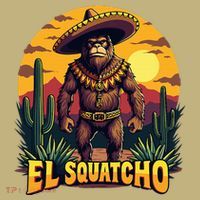 El Squatcho Poncho Funny Mexican Bigfoot Sasquatch Guardian Sweatshirt thumb 2