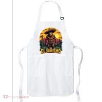 El Squatcho Poncho Funny Mexican Bigfoot Sasquatch Guardian Apron thumb 0