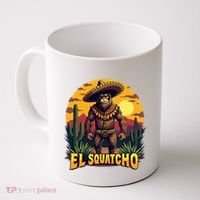 El Squatcho Poncho Funny Mexican Bigfoot Sasquatch Guardian Coffee Mug thumb 0