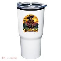 El Squatcho Poncho Funny Mexican Bigfoot Sasquatch Guardian Tumbler thumb 0