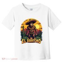 El Squatcho Poncho Funny Mexican Bigfoot Sasquatch Guardian Toddler T-Shirt thumb 0