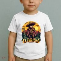 El Squatcho Poncho Funny Mexican Bigfoot Sasquatch Guardian Toddler T-Shirt thumb 2