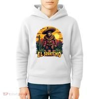 El Squatcho Poncho Funny Mexican Bigfoot Sasquatch Guardian Kids Hoodie thumb 4