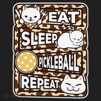 Eat Sleep Pickleball Repeat Girl Pickleball Lover Outfit Women's Sweatshirt thumb 2