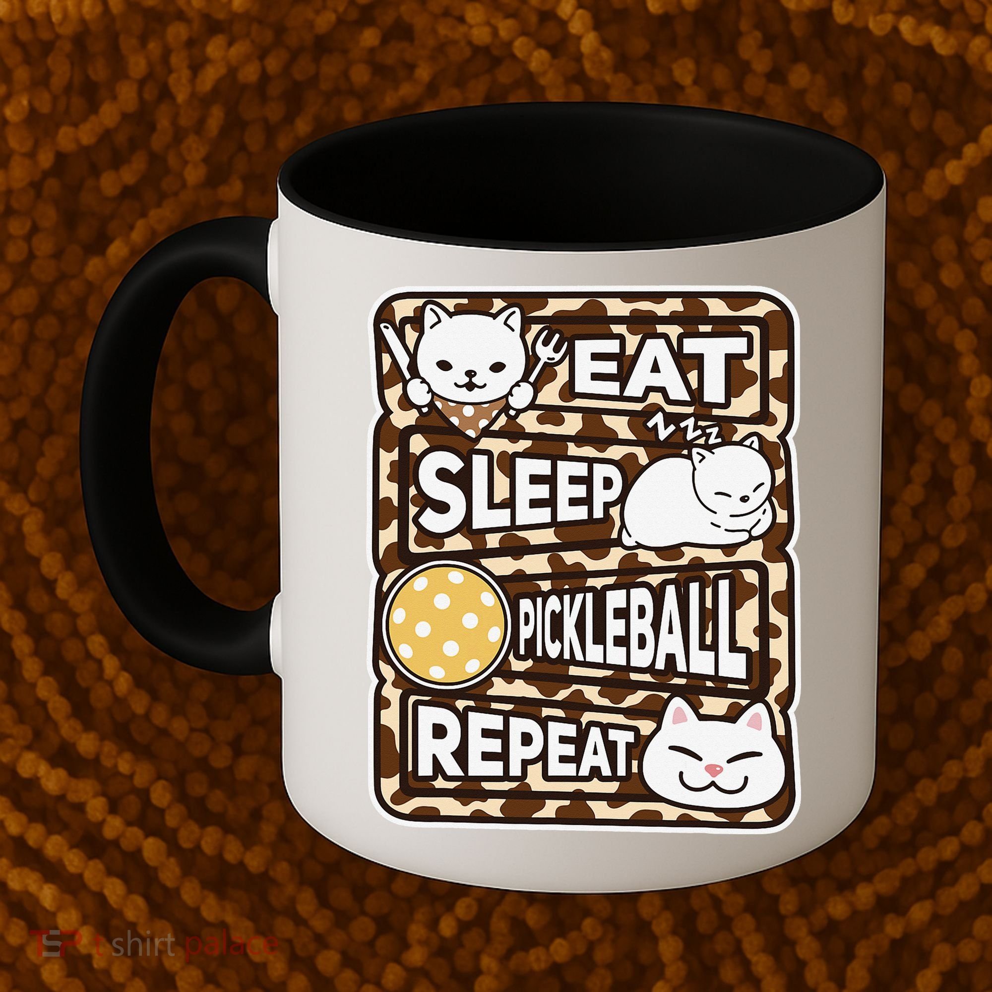 Eat Sleep Pickleball Repeat Girl Pickleball Lover Outfit Coffee Mug