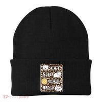 Eat Sleep Pickleball Repeat Girl Pickleball Lover Outfit Beanie thumb 0
