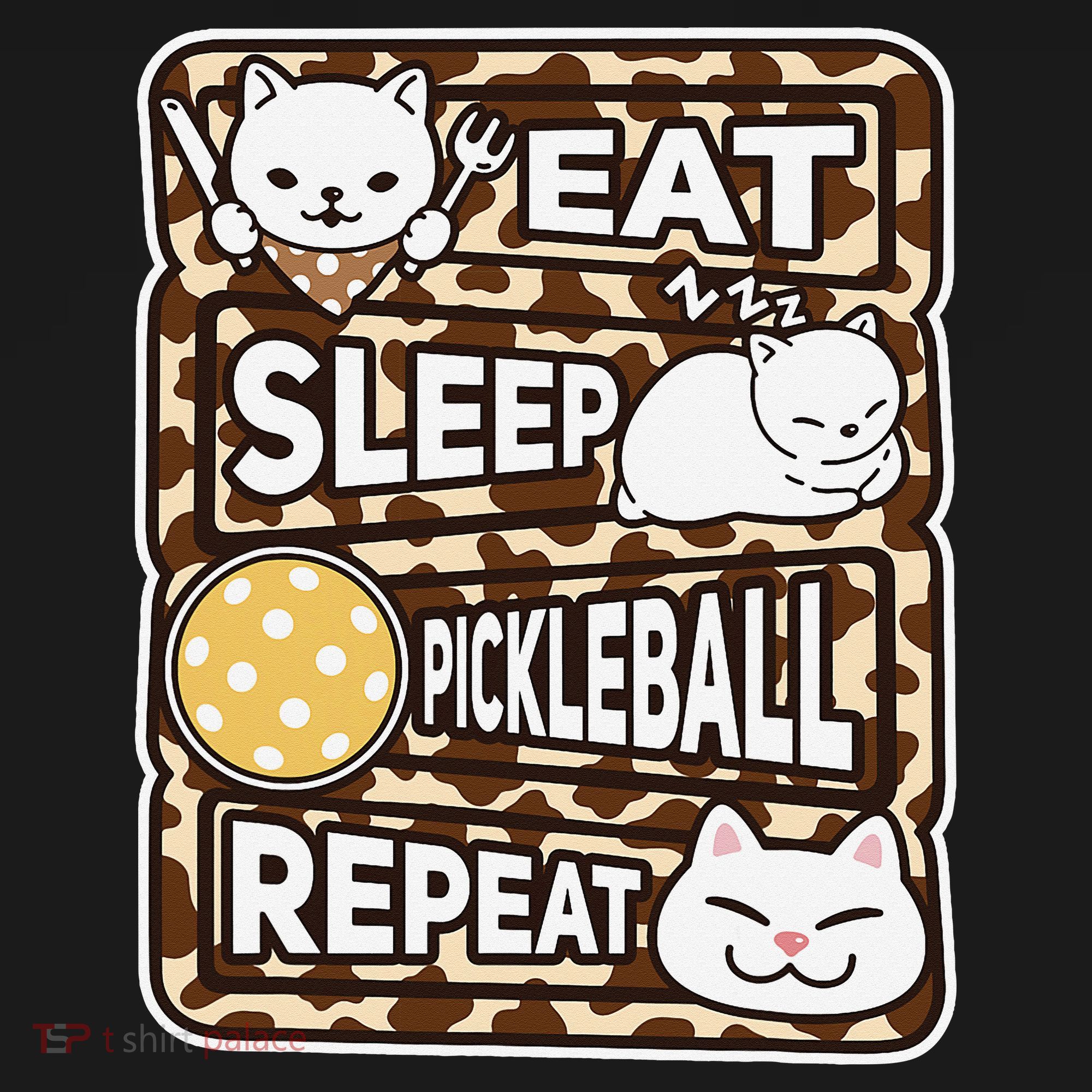 Eat Sleep Pickleball Repeat Girl Pickleball Lover Outfit Women's Hoodie