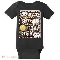Eat Sleep Pickleball Repeat Girl Pickleball Lover Outfit Baby Bodysuit thumb 0