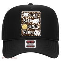 Eat Sleep Pickleball Repeat Girl Pickleball Lover Outfit Hat thumb 0