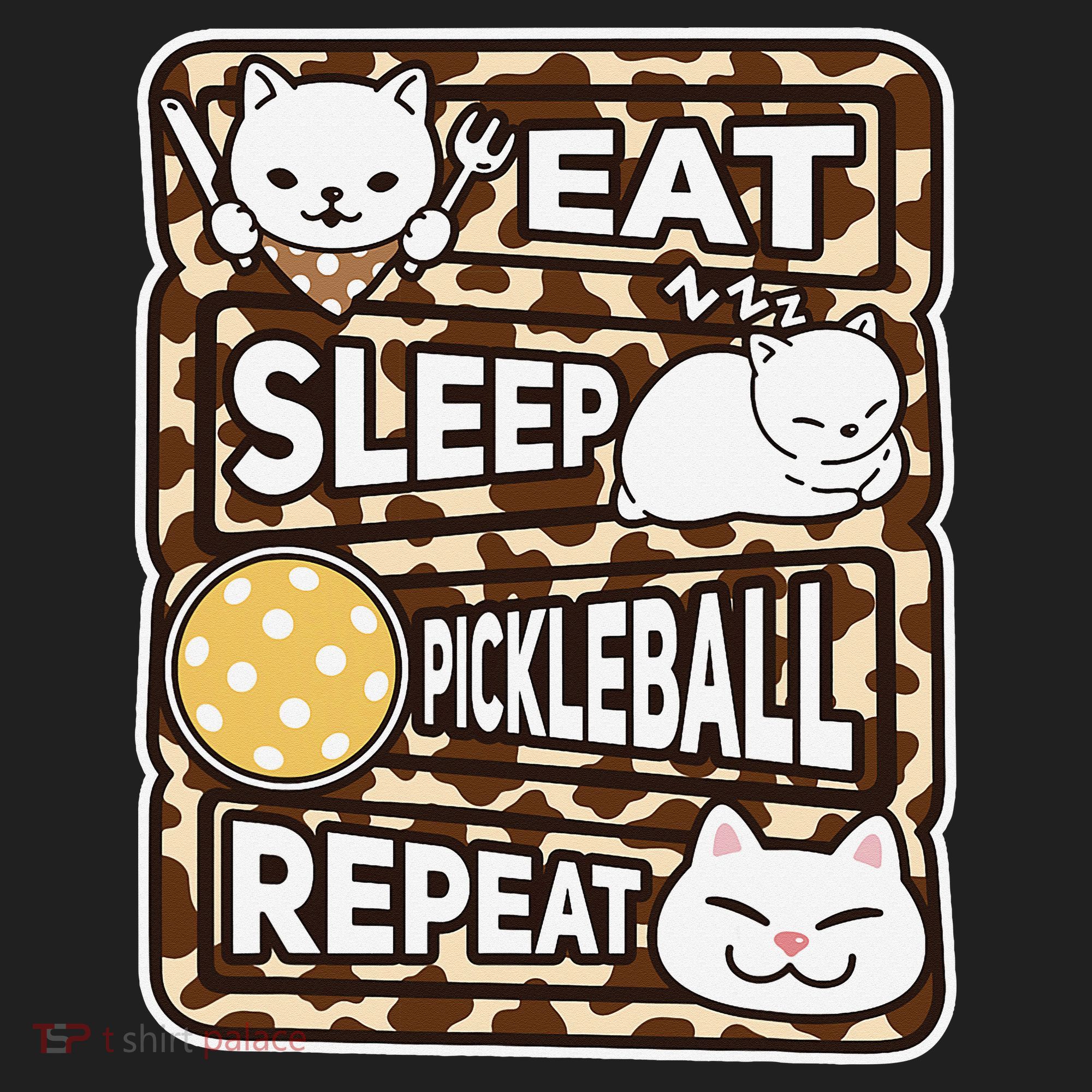 Eat Sleep Pickleball Repeat Girl Pickleball Lover Outfit Golf Towel