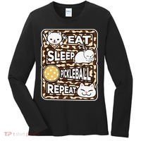 Eat Sleep Pickleball Repeat Girl Pickleball Lover Outfit Women's Long Sleeve Shirt thumb 0