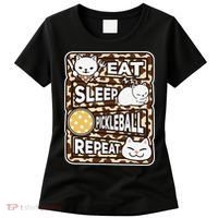 Eat Sleep Pickleball Repeat Girl Pickleball Lover Outfit Women's T-Shirt thumb 0