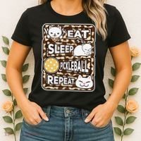 Eat Sleep Pickleball Repeat Girl Pickleball Lover Outfit Women's T-Shirt thumb 2