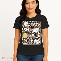 Eat Sleep Pickleball Repeat Girl Pickleball Lover Outfit Women's T-Shirt thumb 4