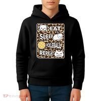 Eat Sleep Pickleball Repeat Girl Pickleball Lover Outfit Kids Hoodie thumb 4