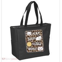 Eat Sleep Pickleball Repeat Girl Pickleball Lover Outfit Tote Bag thumb 2