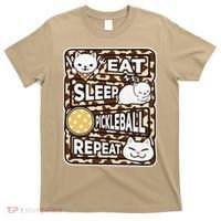 Eat Sleep Pickleball Repeat Girl Pickleball Lover Outfit T-Shirt thumb 0