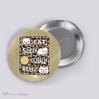 Eat Sleep Pickleball Repeat Girl Pickleball Lover Outfit Button thumb 0