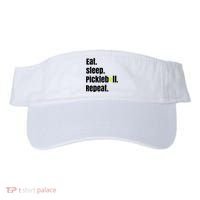 Eat Sleep Pickleball Repeat Funny Pickleball Quote Pickleball Text Visor thumb 0