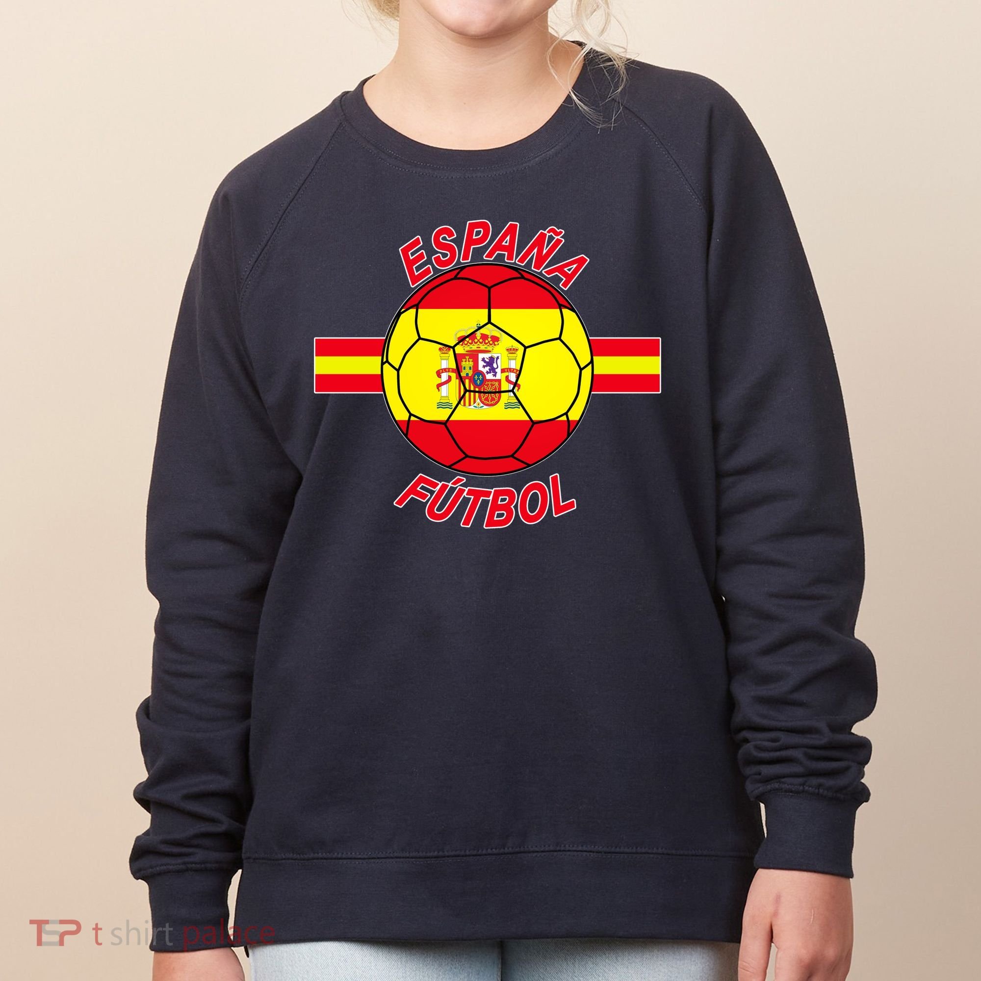 Espana Futbol Spain Soccer Logo Women's Sweatshirt