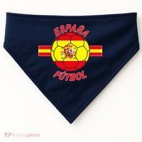 Espana Futbol Spain Soccer Logo USA-Made Doggie Bandana thumb 0