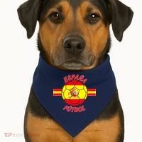Espana Futbol Spain Soccer Logo USA-Made Doggie Bandana thumb 1