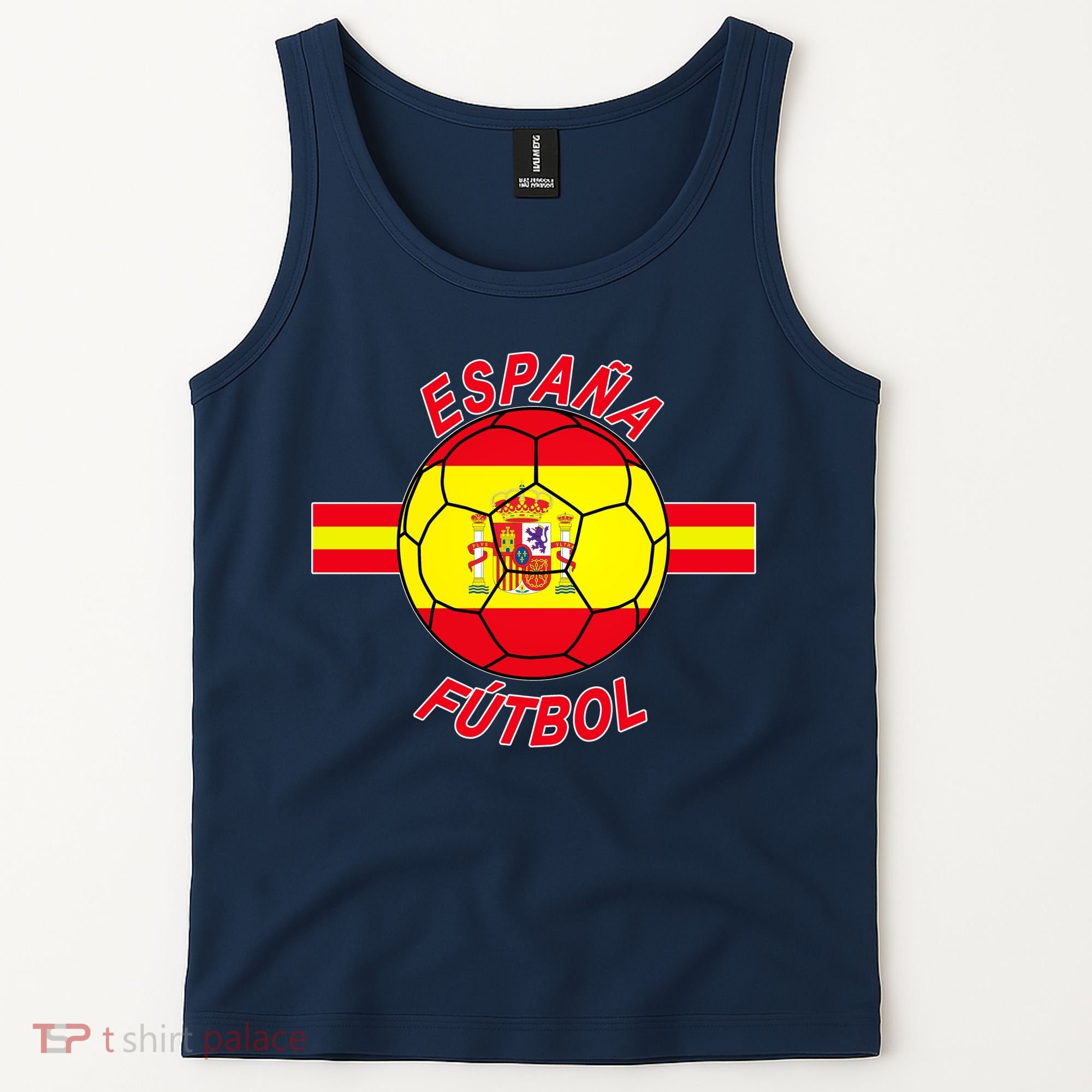 Espana Futbol Spain Soccer Logo Tank Top