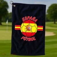 Espana Futbol Spain Soccer Logo Golf Towel thumb 1
