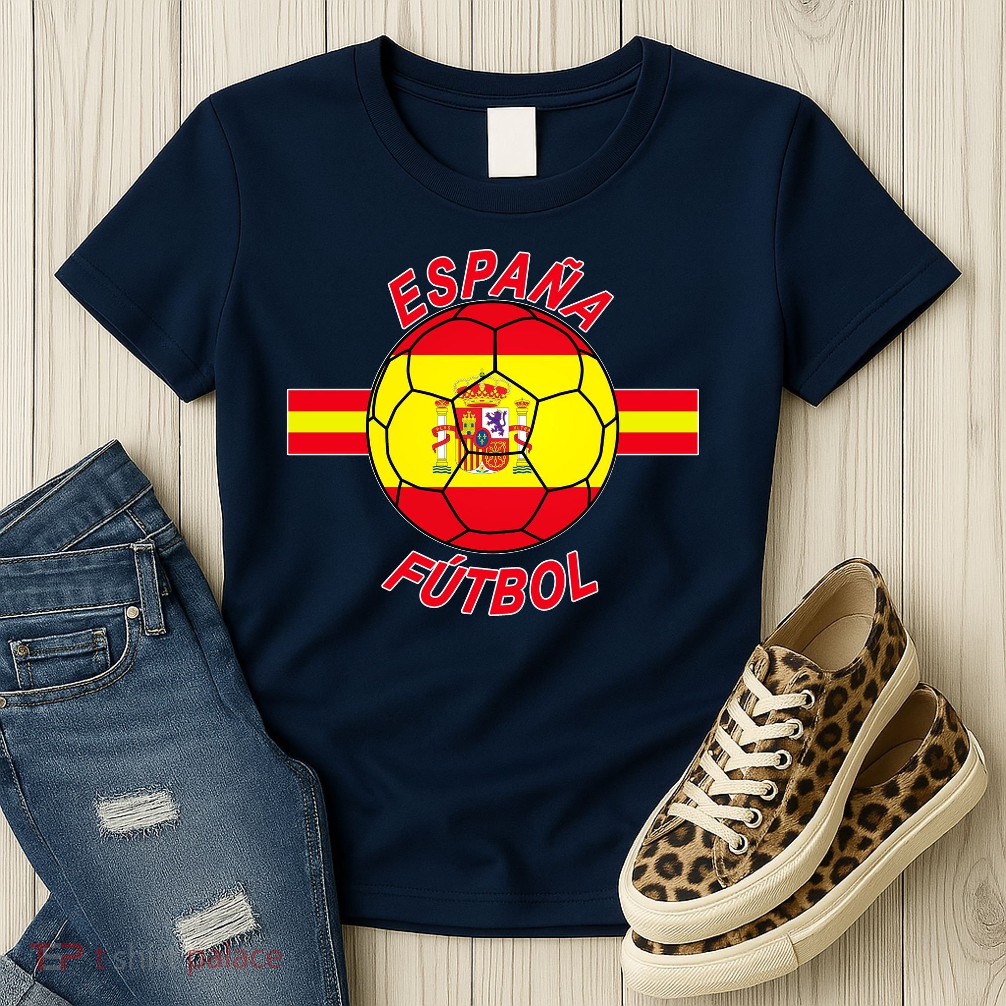 Espana Futbol Spain Soccer Logo Women's T-Shirt