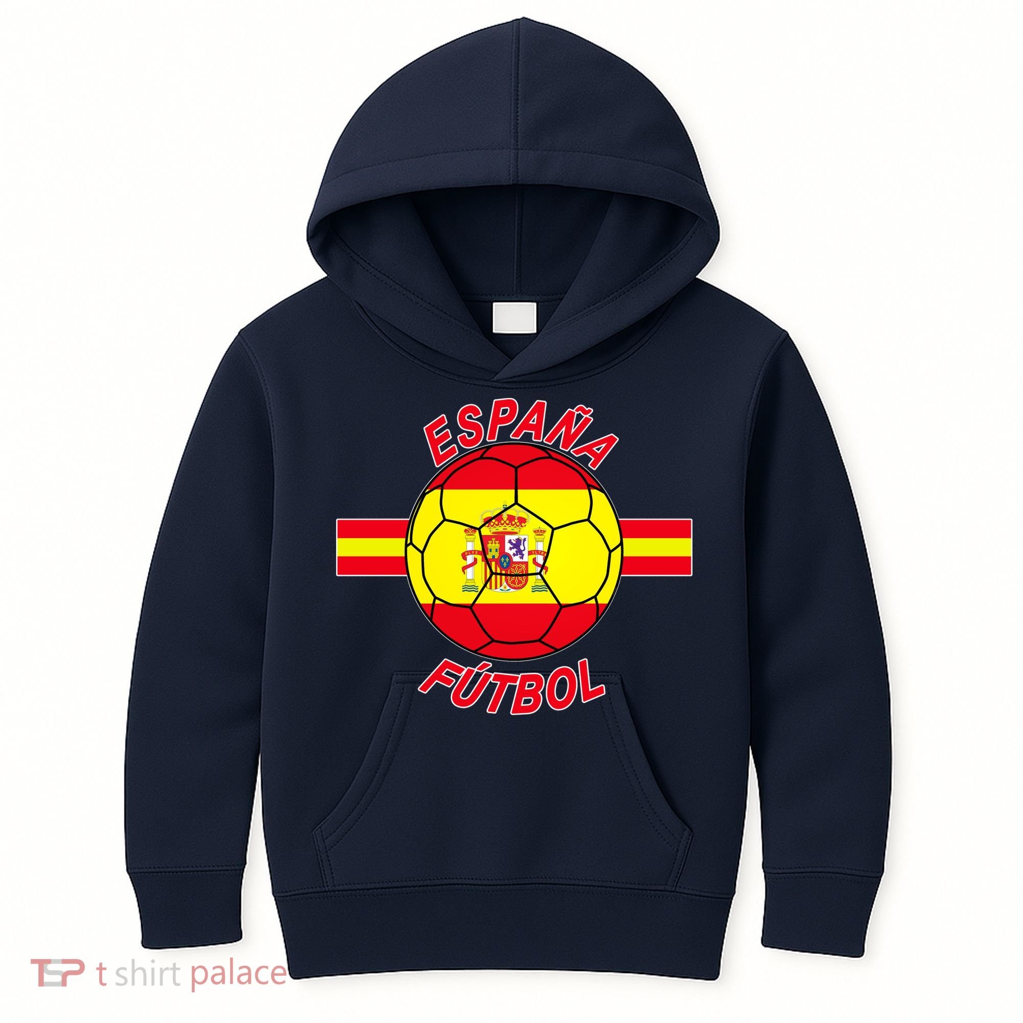 Espana Futbol Spain Soccer Logo Kids Hoodie