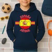 Espana Futbol Spain Soccer Logo Kids Hoodie thumb 2