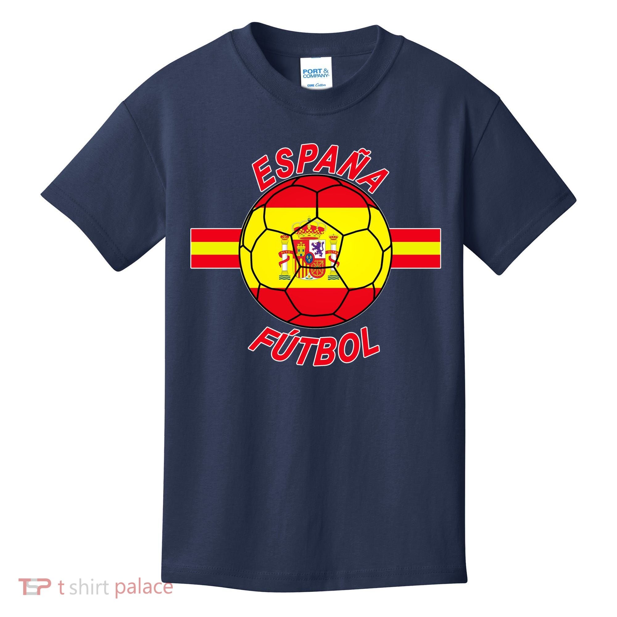 Espana Futbol Spain Soccer Logo Kids T-Shirt