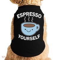 Espresso Yourself Doggie Tank thumb 0