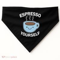 Espresso Yourself USA-Made Doggie Bandana thumb 0