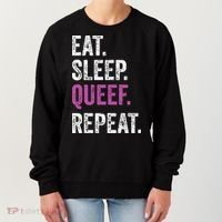 Eat Sleep Queef Repeat Queef Inappropriate Queefing Joke Women's Sweatshirt thumb 0