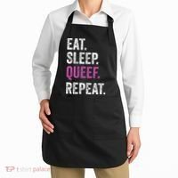 Eat Sleep Queef Repeat Queef Inappropriate Queefing Joke Apron thumb 2