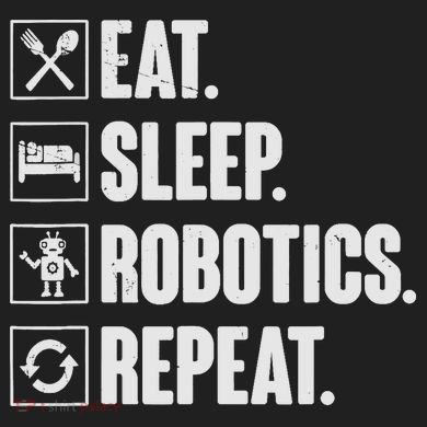 Eat Sleep Robotics Repeat Vintage Engineer Gift Comfort Colors Boxy T-Shirt