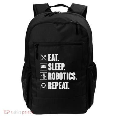 Eat Sleep Robotics Repeat Vintage Engineer Gift Backpack
