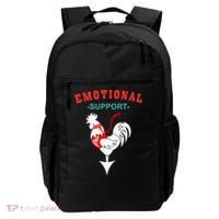 Emotional Support Rooster Funny  Backpack thumb 0