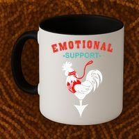 Emotional Support Rooster Funny  Coffee Mug thumb 2