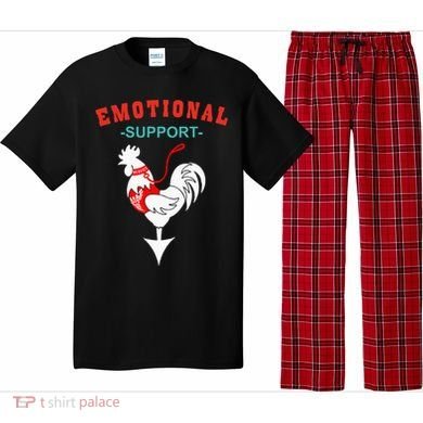 Emotional Support Rooster Funny  Pajama Set