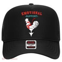 Emotional Support Rooster Funny  Hat thumb 0