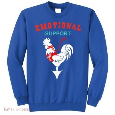 Emotional Support Rooster Funny  Sweatshirt