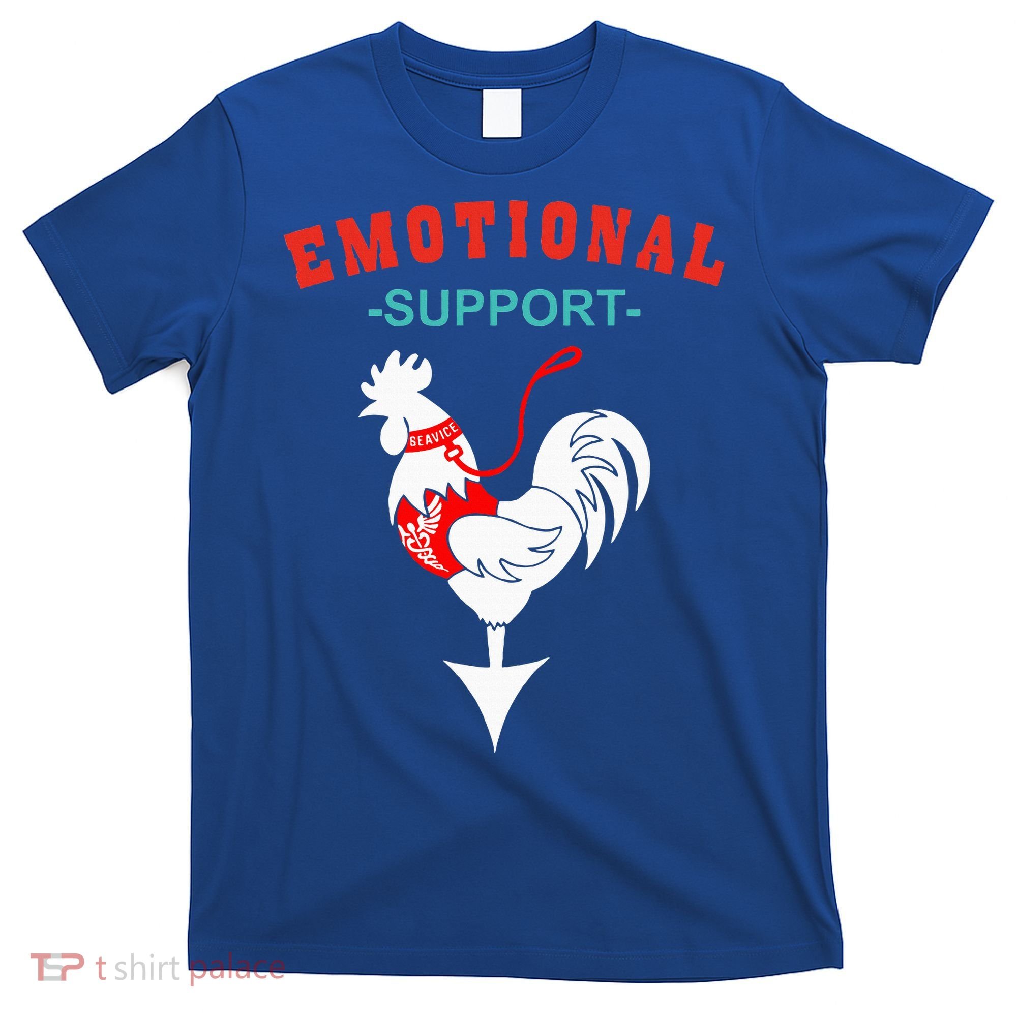 Emotional Support Rooster Funny  T-Shirt